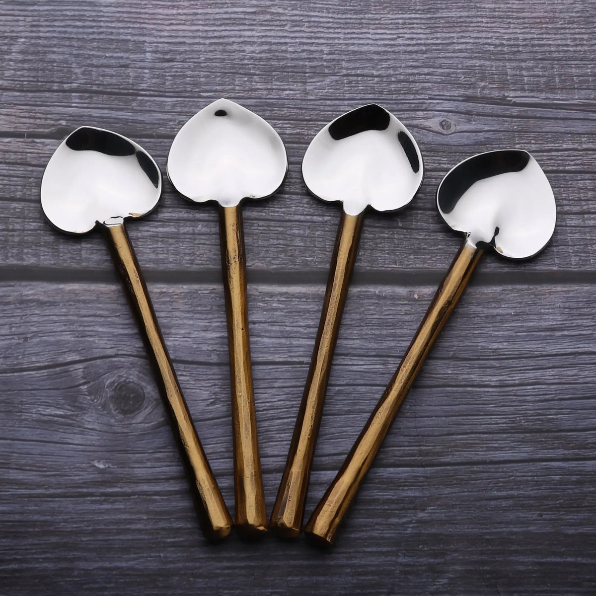 CAMELLIA HEART SPOON 4 PC. SET