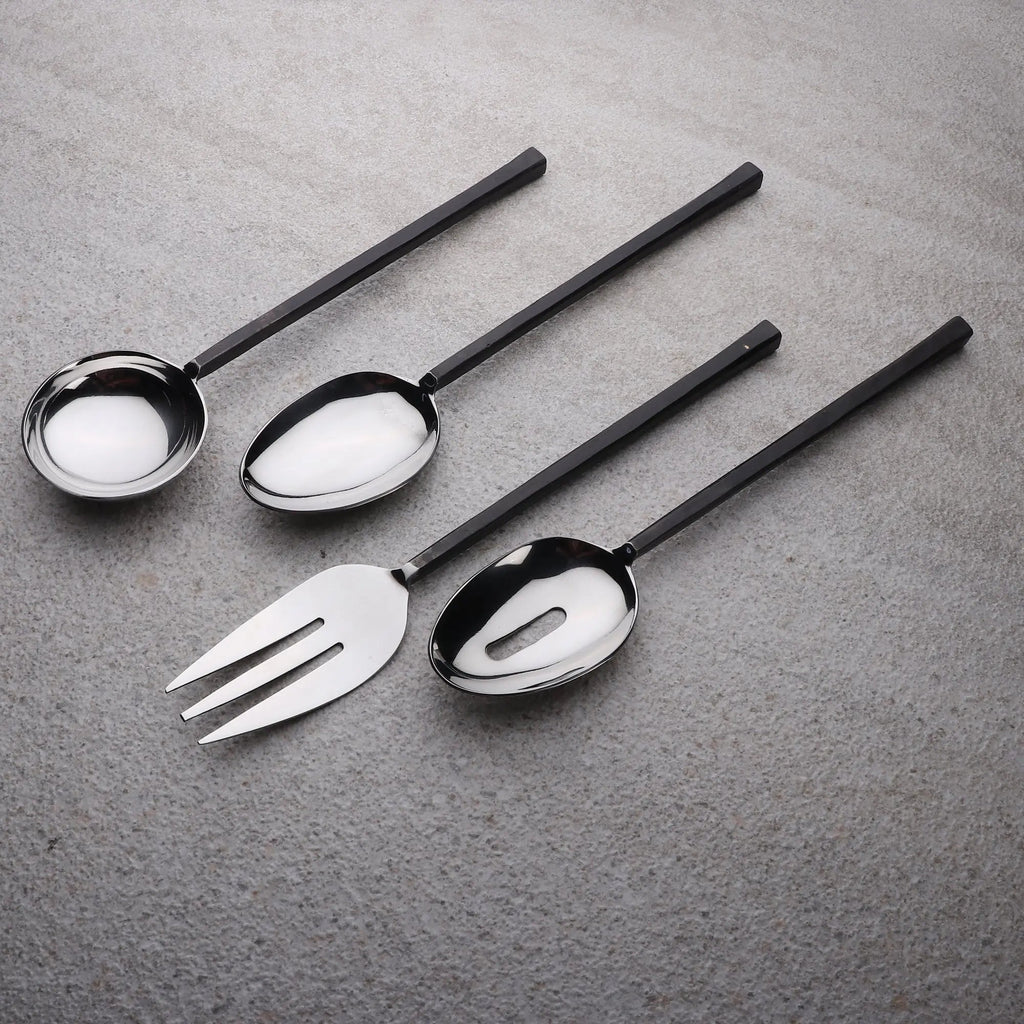 JASON BLACK 4 PC. HOSTESS SET