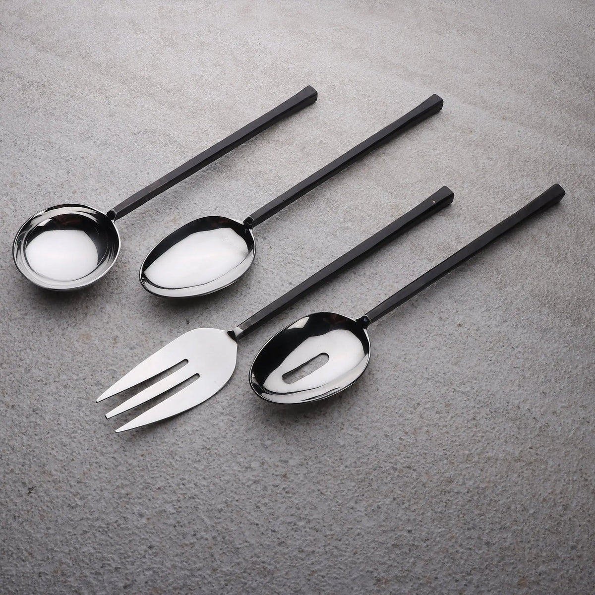 JASON BLACK 4 PC. HOSTESS SET