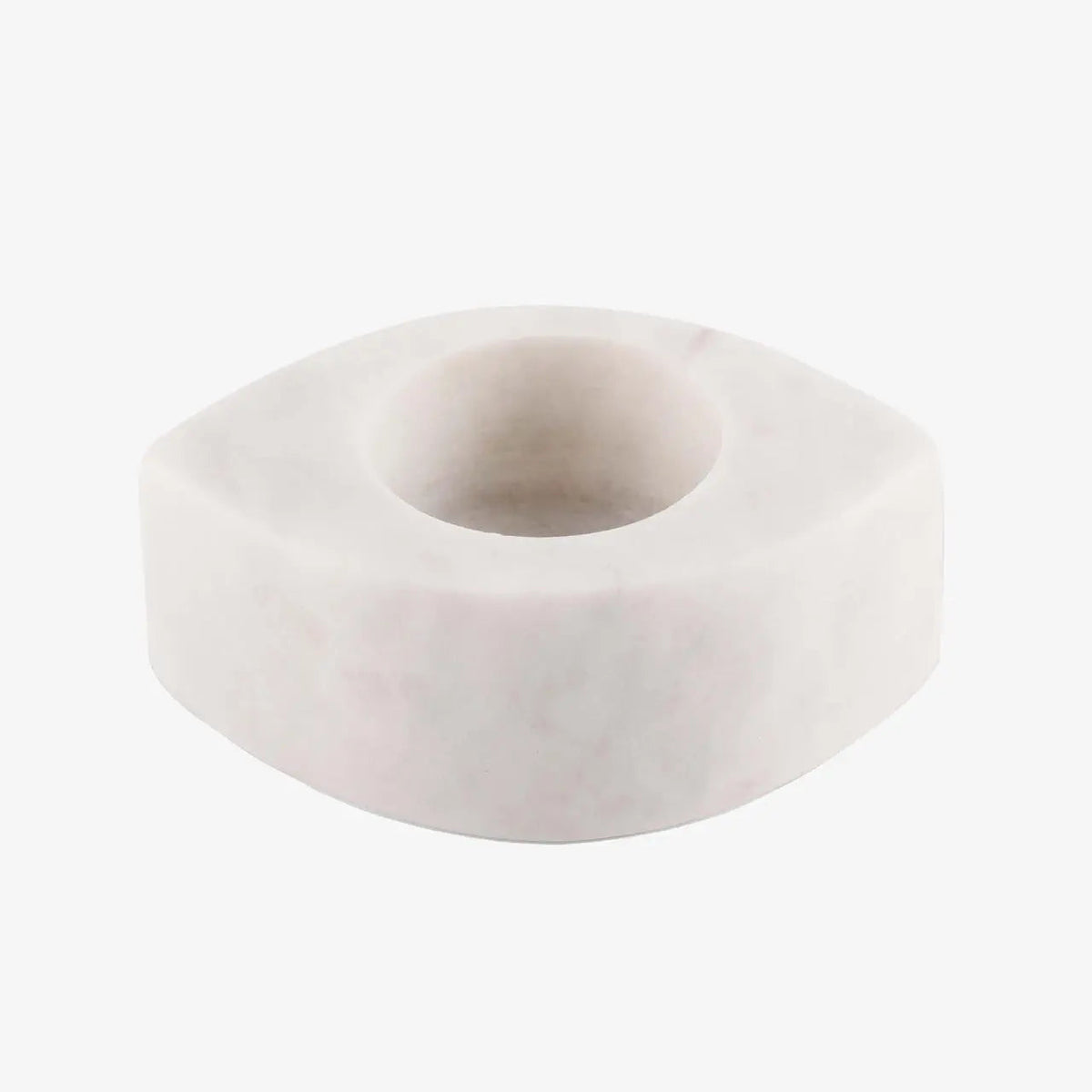 2-Piece Blossom Marble Tea Light Holders