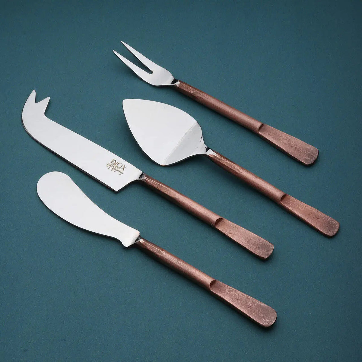 Celia Cheese Knives, Spreader & Fork Set
