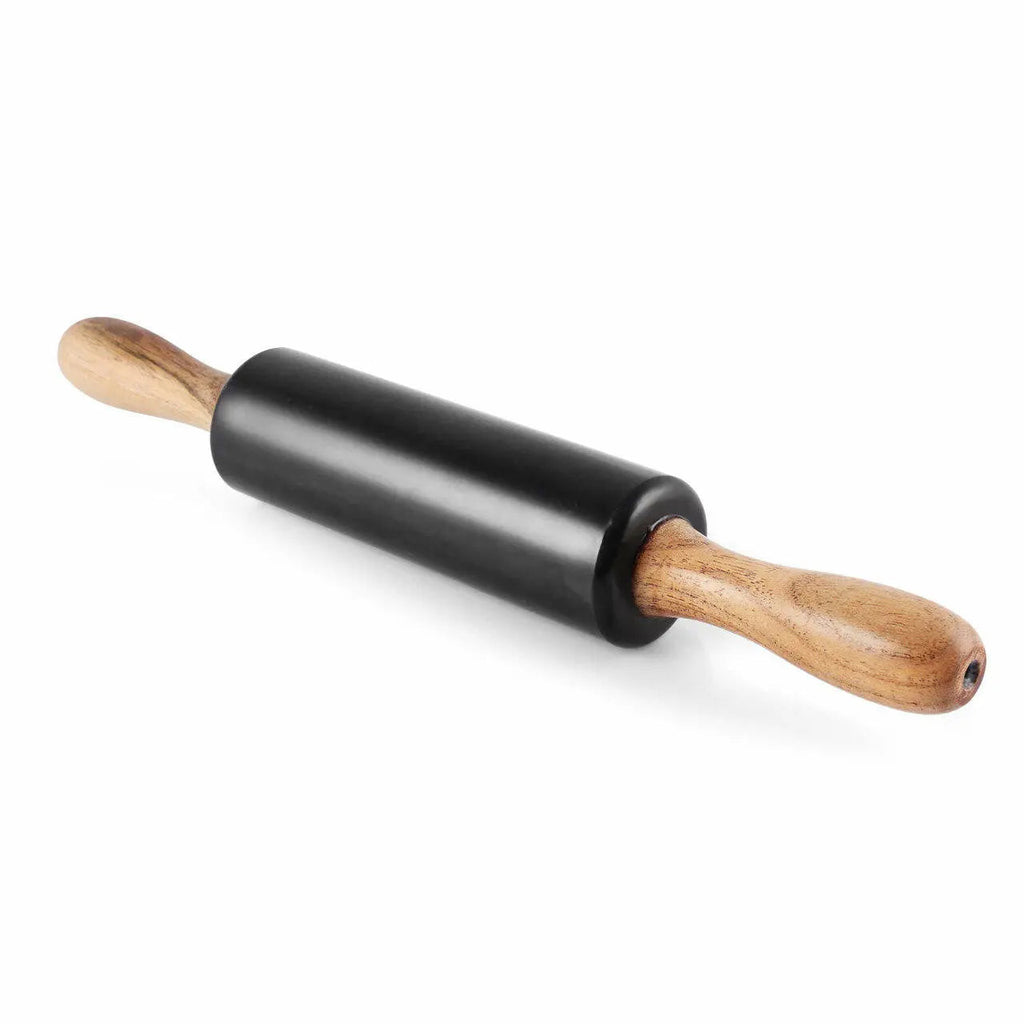 Dolce Black Marble Wood Rolling Pin