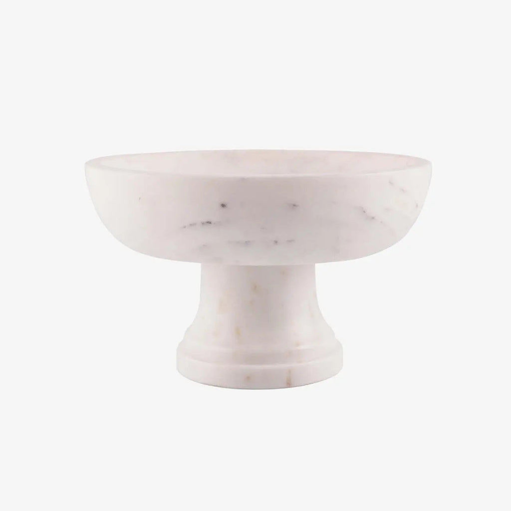 Gala Natural Marble Pedestal Bowl