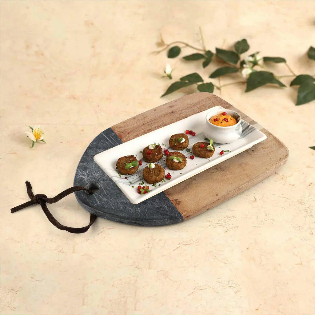 Mesa Marble Wood Cutting Board
