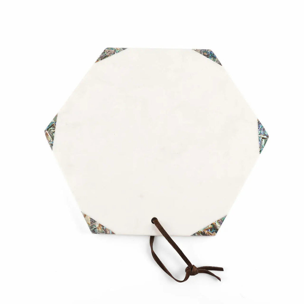 Ovada Hexagonal Marble Charcuterie Board