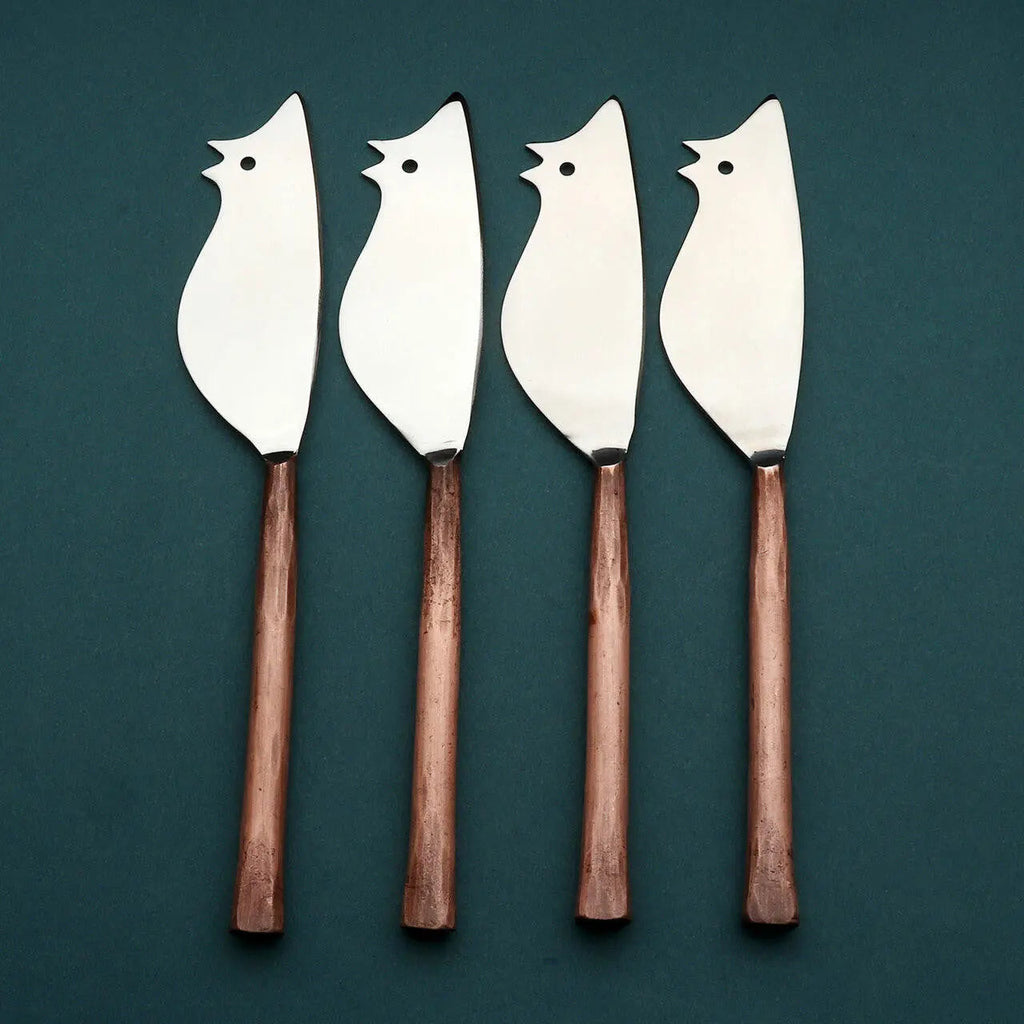 Sundance Ratoncito Cheese Spreader/Knife 4 Pc. Set