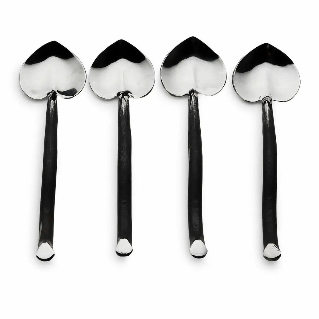 Twig Heart Coffee/Dessert Table Spoon 4 Pc. Set